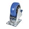 Vestil Elastic Rubber Swivel With Total Brake Caster 5 In. Diameter x 2 In. Width 550 lb Blue/Black CST-BB-5X2ER-SWTB - alternate 4